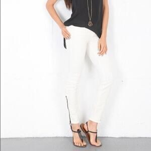 J Brand Skinny Corduroy Pants - Creamy White Size 27